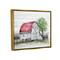 Stupell Industries Rustic Americana Barn Floater Framed Art